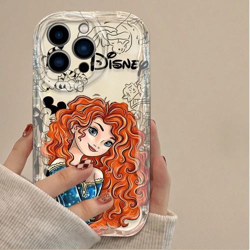 Coque téléphone Disney Princess Clear 3D Wave pour iPhone 16 15 14 13 12 Plus Pro Max - Photo 15 sur 18