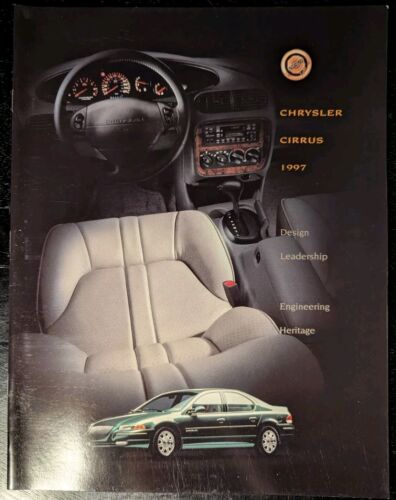 1997 Chrysler Cirrus Sales Brochure Catalog 17 Pages