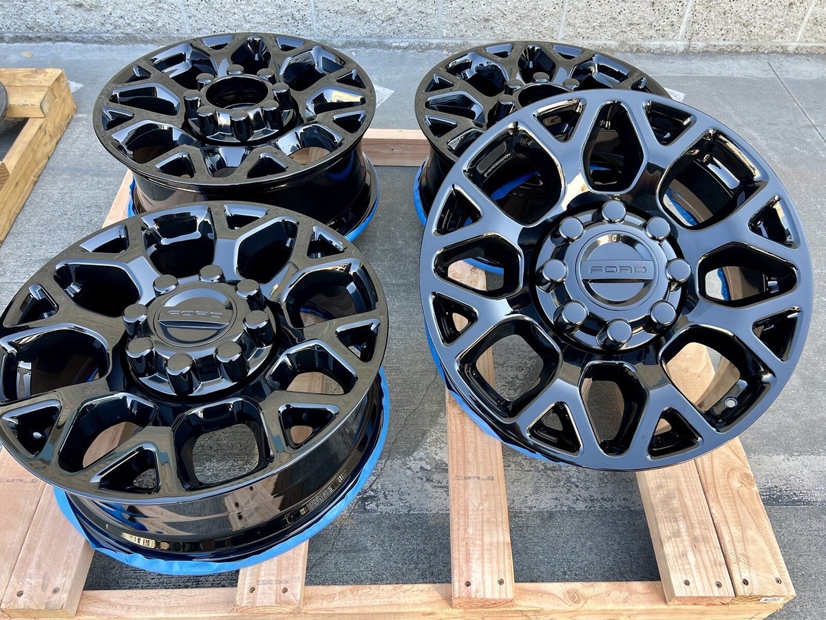 20” Ford BLACK F250 F-250 F350 F-350 Lariat King Ranch Wheels Rims