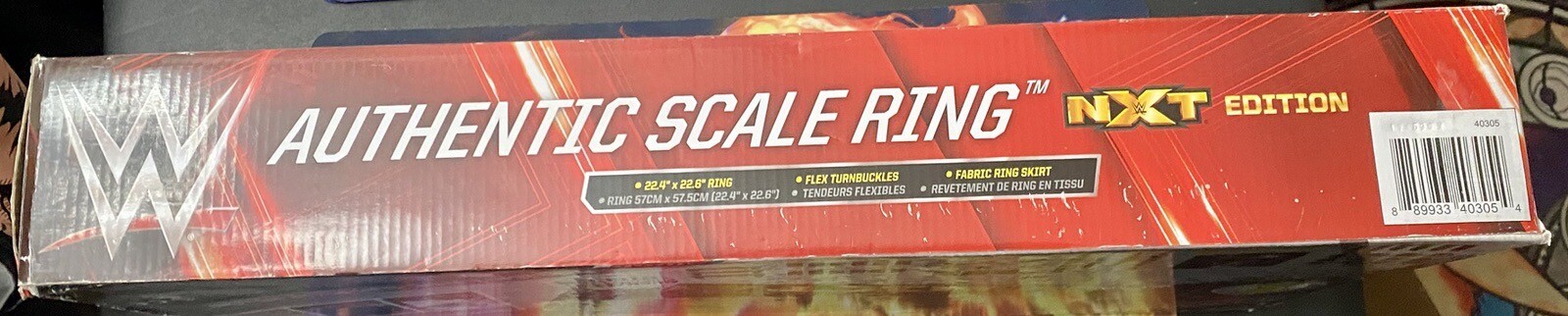 NXT Version WWE Authentic Scale Ring Wicked Cool Toys For 6 Inch Figures Rare