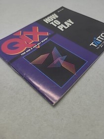 Very Clean Qix nes manual Nintendo Taito 