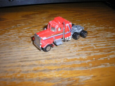 Rough Yat Ming Peterbilt 3 1/4'' long Heavy Duty Semi Tractor Truck Red Free SHIP