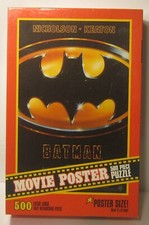 1989 Milton Bradley BATMAN Poster Size Puzzle NICHOLSON  KEATON Complete  