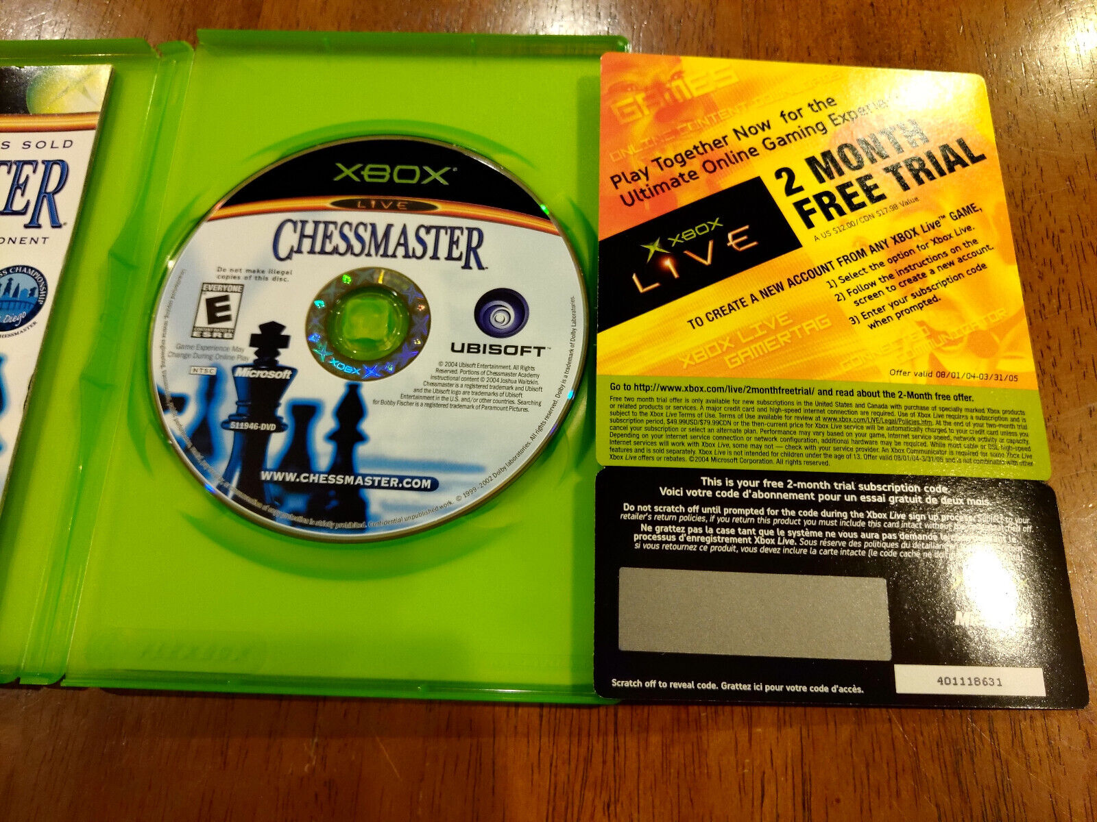 Chessmaster (Microsoft Xbox, 2004) 8888511946