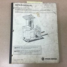 BT Prime Mover RR/RS REACH TRUCK OFFICINA ASSISTENZA RIPARAZIONE MANUALE SOLLEVATORE A FORCHE RIDER