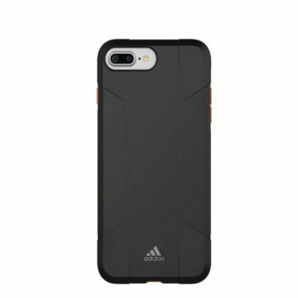 NOVA Capa Adidas Solo 2 Camadas para Apple iPhone 7 PLUS 7+ 6+ 6s+ Preto/Vermelho - Imagem 3 de 4
