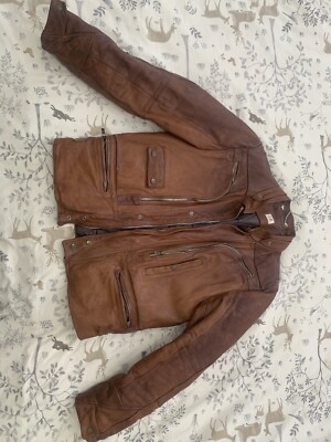 company Brown Leather Jacket UK