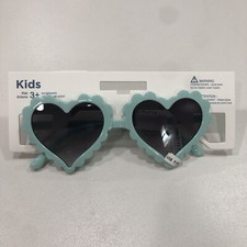 Beeline Kids Light Blue Heart Sunglasses
