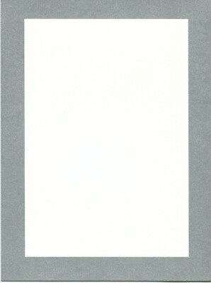 Crane Silver border on pearl white invitations w/envelopes Box of 10