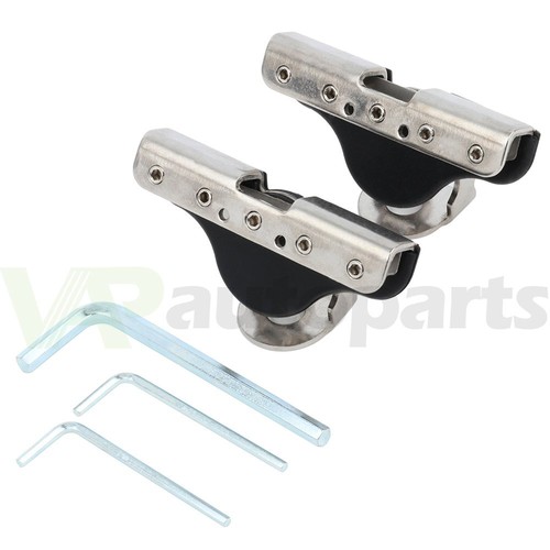 2x Mount Bracket Holder Clamp for LED Work Light Bar Offroad SUV Silver - Picture 2 of 6