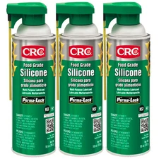 CRC 03040 Multi-Purpose Silicone Lubricant 10oz. H1 Food Grade Pack of 3