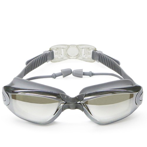 Goggles Swim Swimming UV Protection Glasses Anti-Fog + Ear Plug Adult No Leaking - Picture 16 of 29