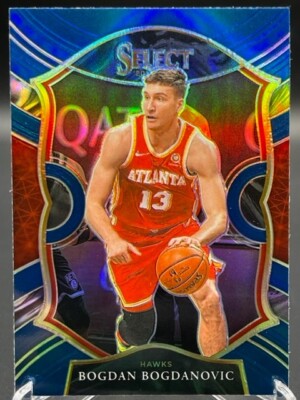 Bogdan Bogdanovic 2020-21 Select! Prizm Blue! #50 ATLANTA HAWKS!!!