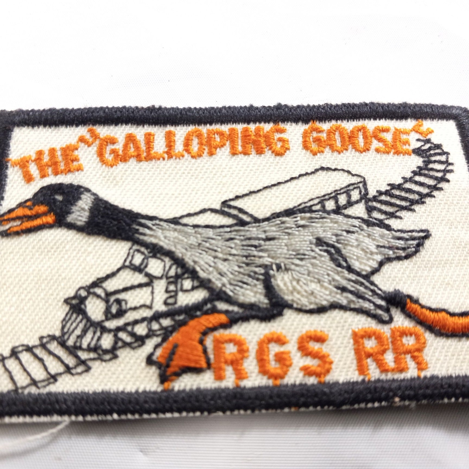 Vintage Railroad The Galloping Goose RGS RR Rectangular Embroidered ...