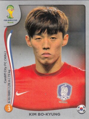 Stickers panini - coupe du monde bresil 2014 - n° 634 - COREE KIM BO-KYUNG