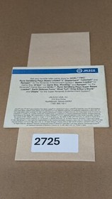 The Young Indiana Jones Chronicles - Nintendo NES- Manual Only **NO GAME!