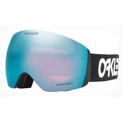 Oakley Flight Deck FP Black Prizm Snow Sapphire Iridium Maske Ski Snowboar...
