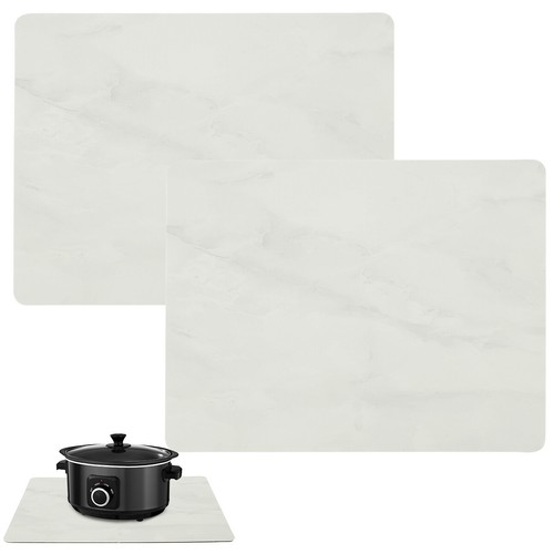 2Pcs Counter Drying Mat Diatomaceous Earth Tableware Mat Marbling Dish¤ - Picture 12 of 12