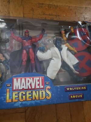 2003 Marvel X-men Legends 5 Figure Set Gambit Beast Magneto