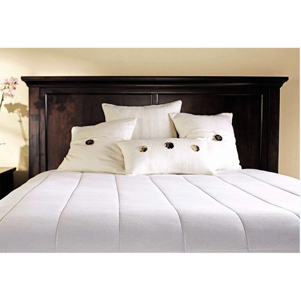 Sunbeam M1-08 Quilted Electric Heated Mattress Pad King White 53891159395 |  eBay