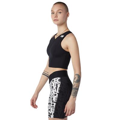 NEW BALANCE ATHLETICS WOMEN'S TRANSFORM NB SLEEK CROP TOP