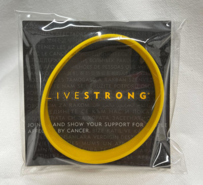 Nike LIVESTRONG Authentic Wristband Bracelet NEW XXL 9'' 230mm Up to 60% off