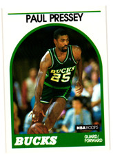 1989-90 NBA Hoops Basketball Card #79 Paul Pressey Milwaukee Bucks     