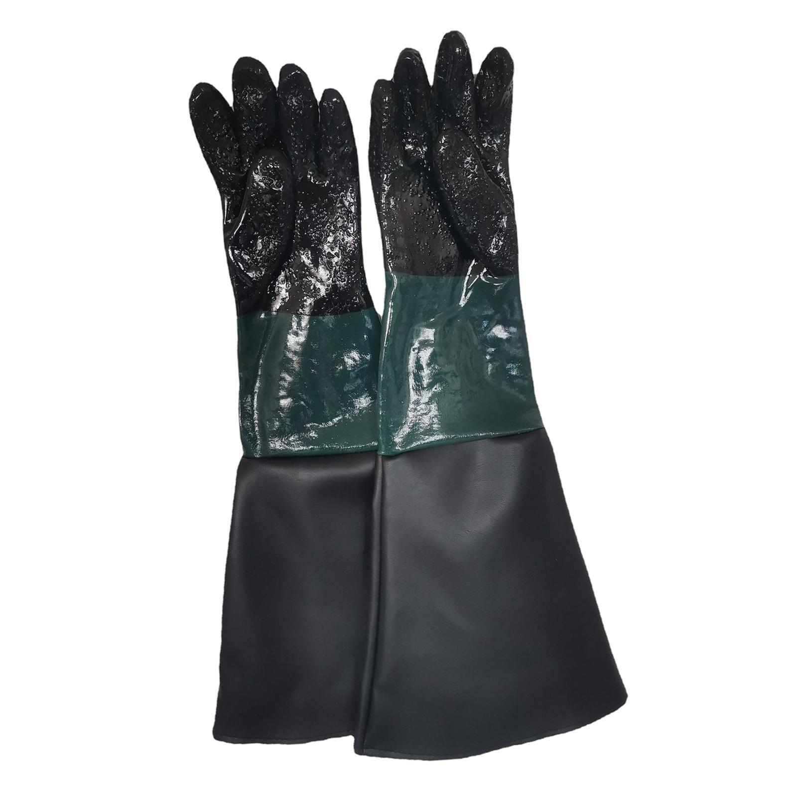 Sandblasting & Dishwashing Protective Gloves Lbst01 Durable Safety Wear-image