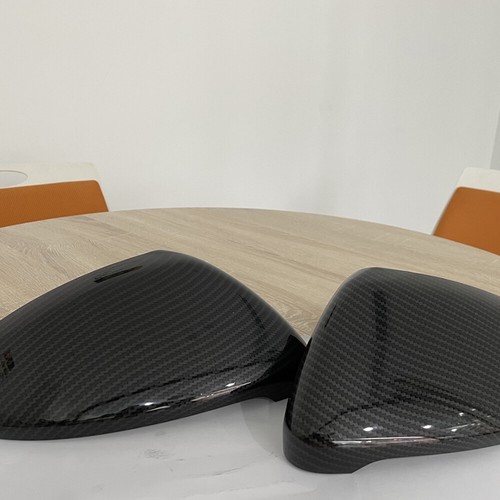 GEARZAAR Door Side Mirror Cover Caps for 14-18 VW GOLF 7 MK7 GTI Carbon Fiber US - Picture 6 of 7