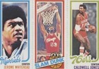 1980-81 Topps - Caldwell Jones/Artis Gilmore/Jerome Whitehead #184-259-71