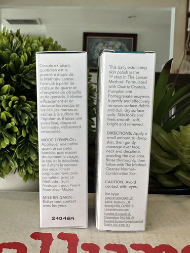 2 LANCER Skincare The Method: Polish Travel Size 0.5oz/14g New in Box Sealed - Picture 2 of 4