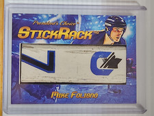 Mike Foligno 2024 President’s Choice Hockey Stick Rack Relic card #’d 5/5