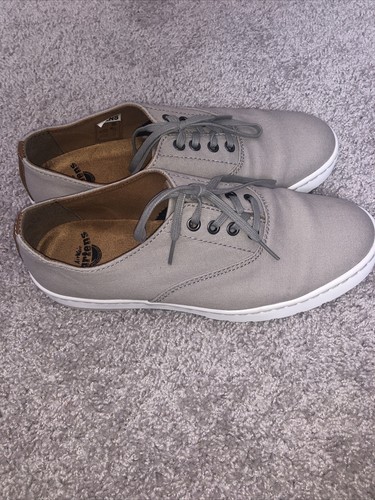 grey canvas doc martens