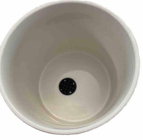 Dama Rhema White Planter Bamboo Dish New In Gift Box Mudras Meditation Message - Picture 6 of 12