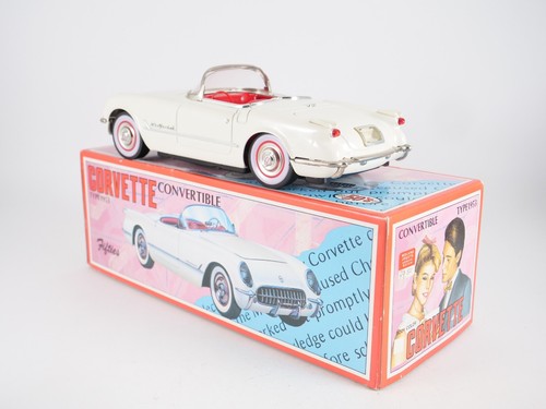 Fifties Giappone Chevrolet Corvette Convertible Tipo 1953 Metallo Nuovo 1/18 - Foto 8 di 15