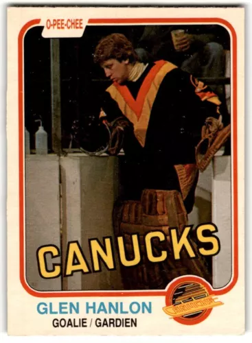 1981-82 O-Pee-Chee Glen Hanlon #336 Vancouver Canucks