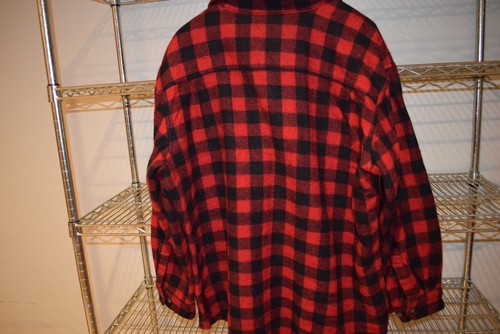 Woolrich vtg 80% Wool Button Up Long Sleeve Hunting Shirt Men's 2XL XXL - Picture 4 of 6
