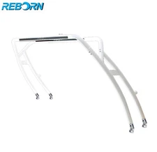Reborn 2025 Launch Forward-Facing Wakeboard Tower White Coated w/Anodized Top