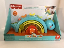 Fisher-Price Paradise Pals Stack Nest Dino 9m Gift New