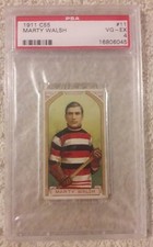1911 C55 #11 Marty Walsh PSA 4 VG/EX Nicely CENTERED/Eye Appeal!