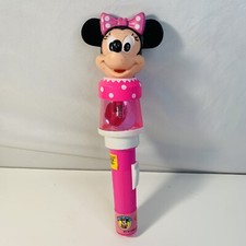 VTG 80s Disney Icecapades On Ice Minnie Mouse Spinner Reflector Flashlight Light