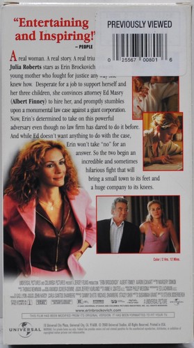 Erin Brockovich - VHS - Julia Roberts - Picture 2 of 3