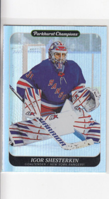 23/24 Parkhurst Champions New York Rangers Igor Shesterkin Rainbow card #155