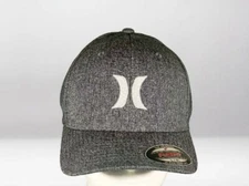 HURLEY - ICON TEXTURE FlexFit Men's Hat Grey-051 Size L/XL