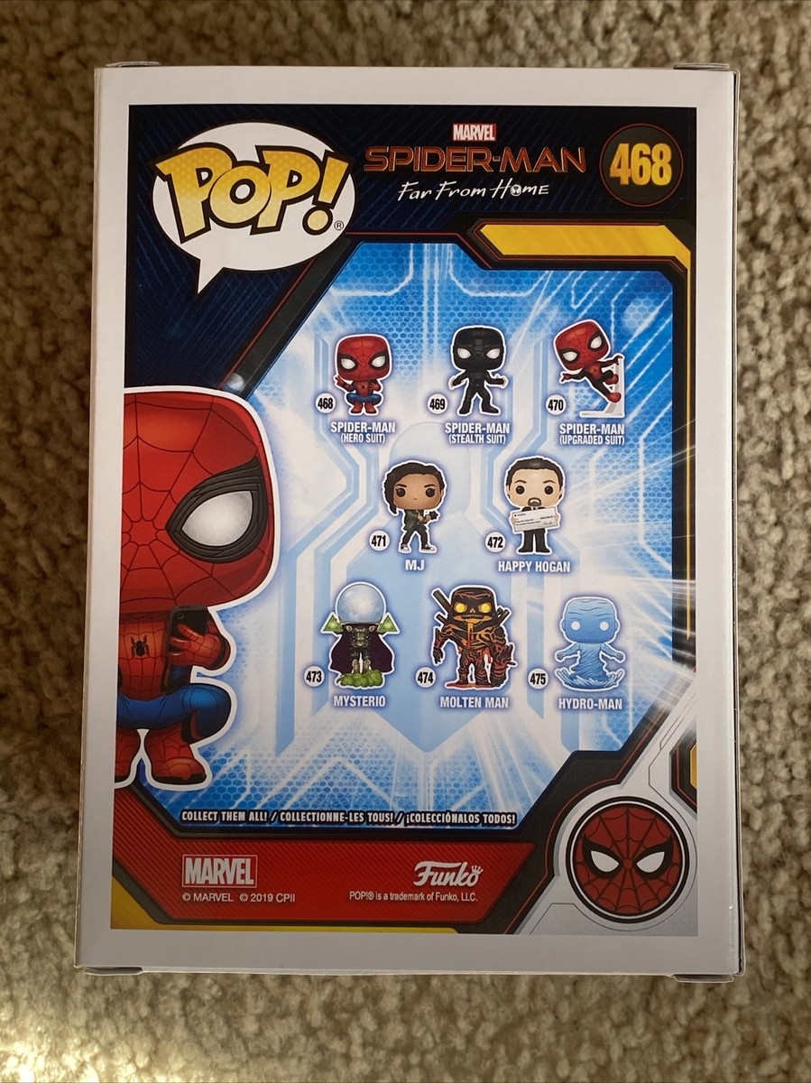Funko POP Marvel Far From Home #468 Spider-Man Hero Suit Vinyl