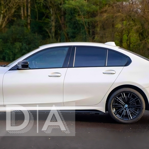 GLOSS BLACK BMW 3 SERIES G20 M PERFORMANCE SIDE SKIRT LIP BLADE EXTENSIONS 2018+ - Picture 3 of 12