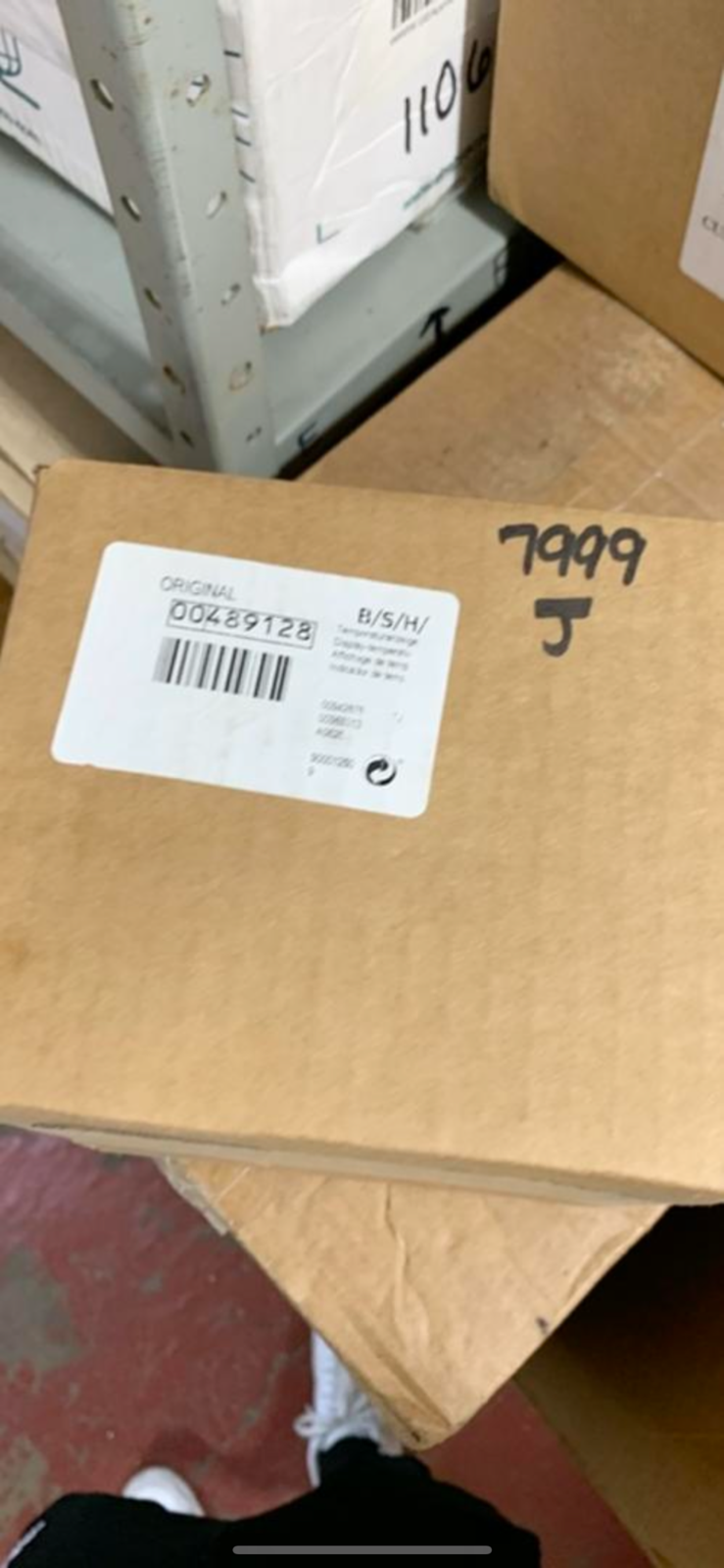 Thermador Bosch Range Oven Thermometer Temperature Display P 00489128