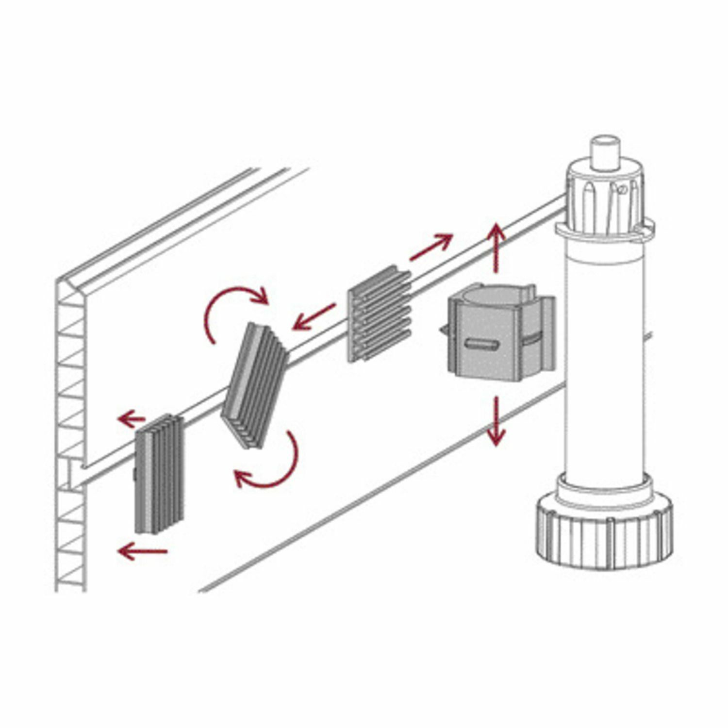 4x Kitchen Plinths Leg Clips Bracket Kick Board Plastic Furniture 28mm