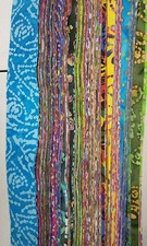 40-2.5" MIXED colors, BATIK strips, jelly roll, quilt, cotton fabric-grab bag