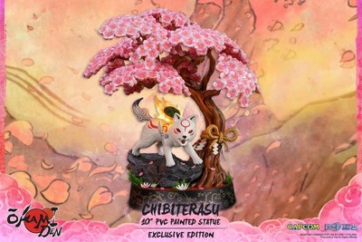 First 4 Figures Okami Okamiden Chibiterasu Exclusive Edition PVC 10'' Statue